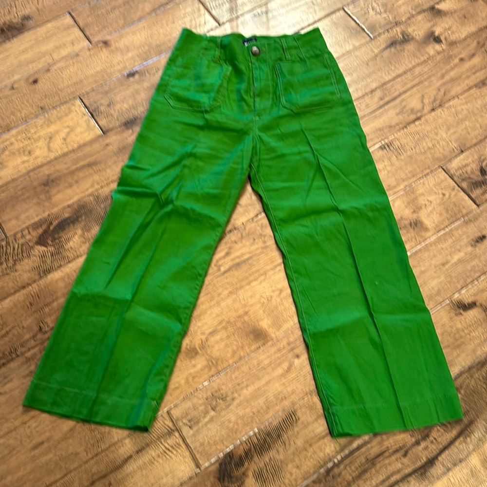 The Colette Cropped Wide Leg Pant by Anthropologie